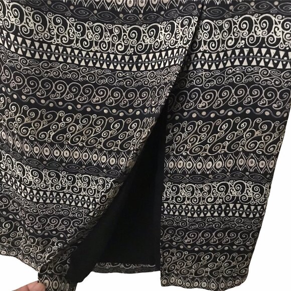 Rena Rowan Semi Sheer Side Slit Maxi Skirt - Picture 4 of 14